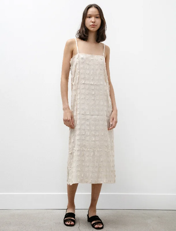 Muga Silk Off-Cuts Dress Undyed