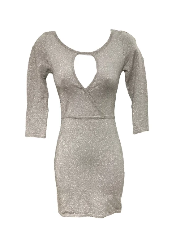 Bebe Women’s Silver Dress XS