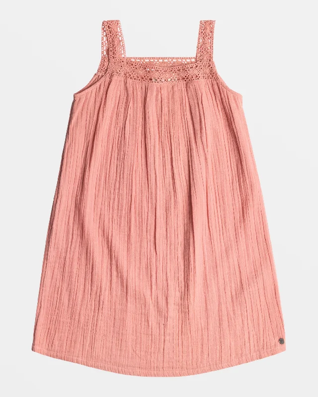 Girls 4-16 Bright Memories Mini Shift Dress - Mauve Glow