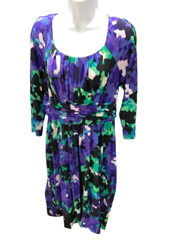 Jones NY Women's Dress Purple 12