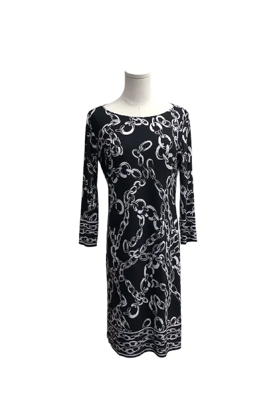 London Times Women's Dress Black 6