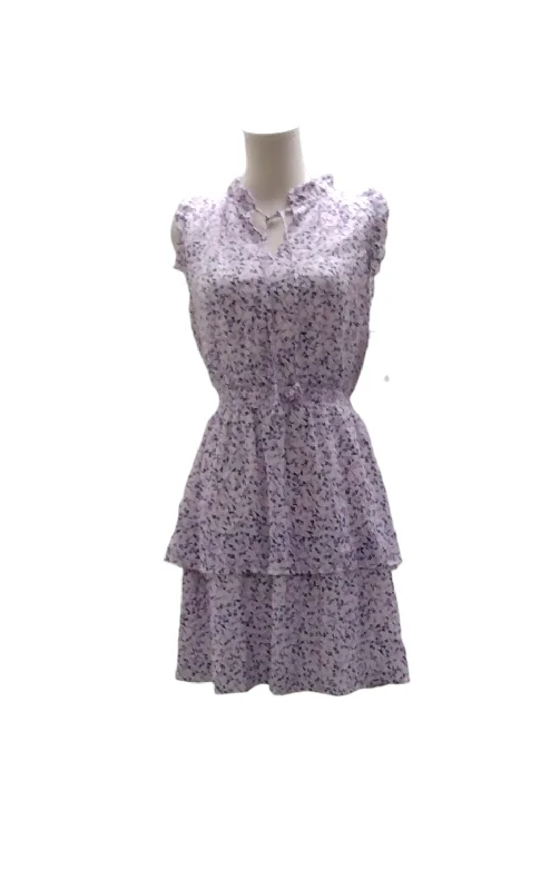 NWT Collective Concepts Dress Purple Floral S