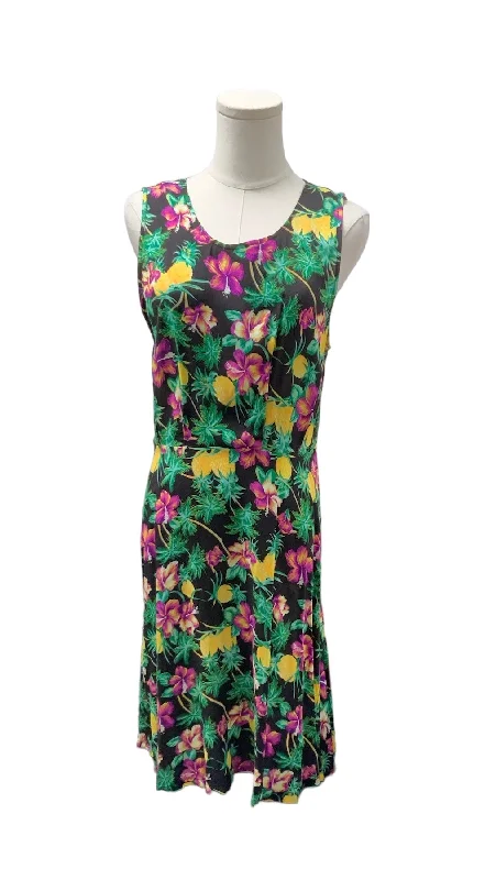 NWT Forever 21 Women's Black Pineapple Dress L