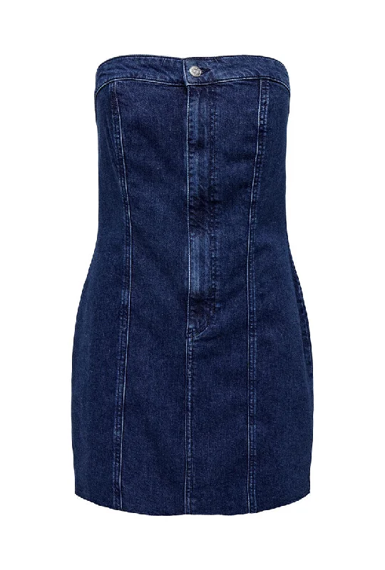 ONLY BOWIE SL CORSET DENIM DRESS