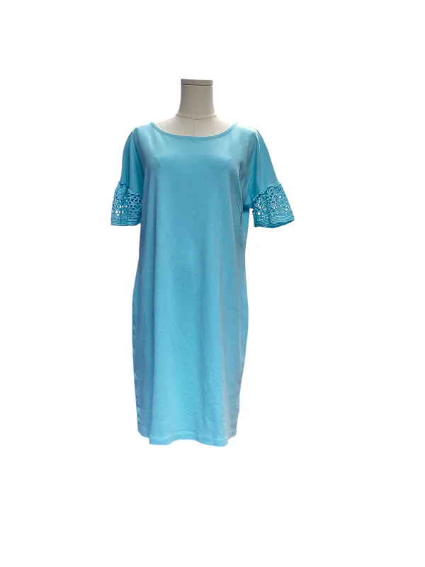 Talbots Women's Dress Aqua LP