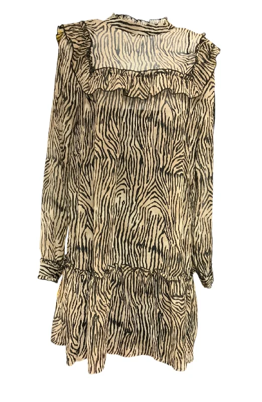 Vila Clothes Women's Dress Zebra S