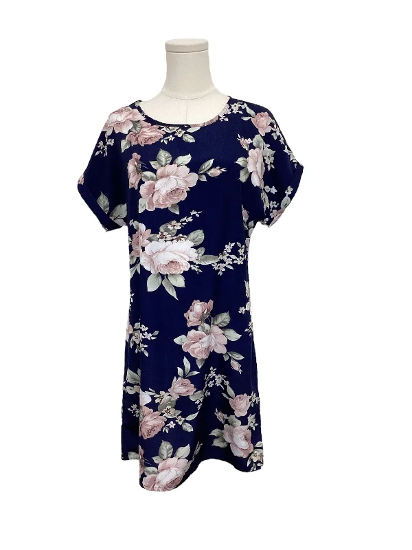 Women's Dress Navy Floral S