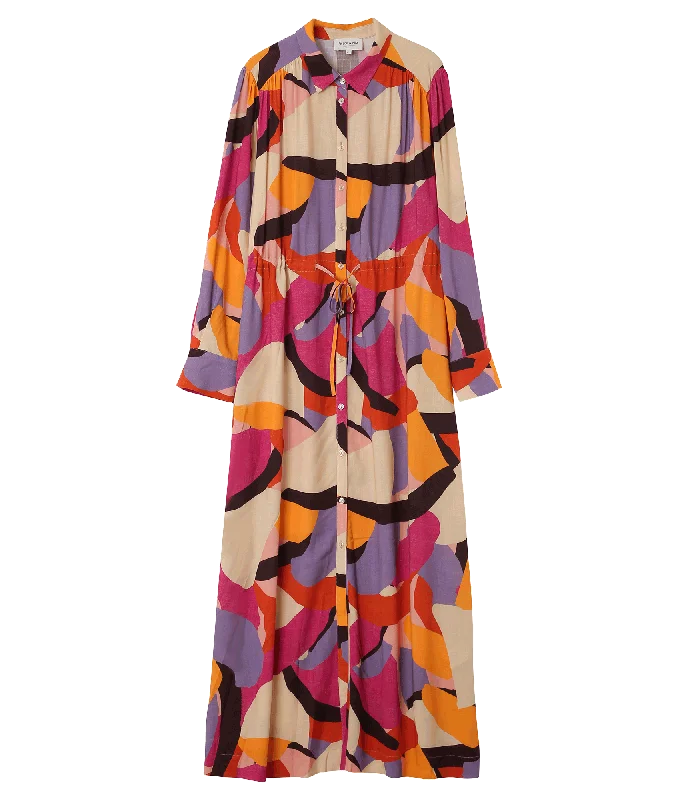 Noela Long Dress - Multi