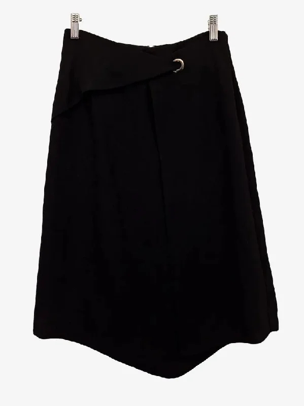 Cue Sophisticated Wrap Midi Skirt Size 8